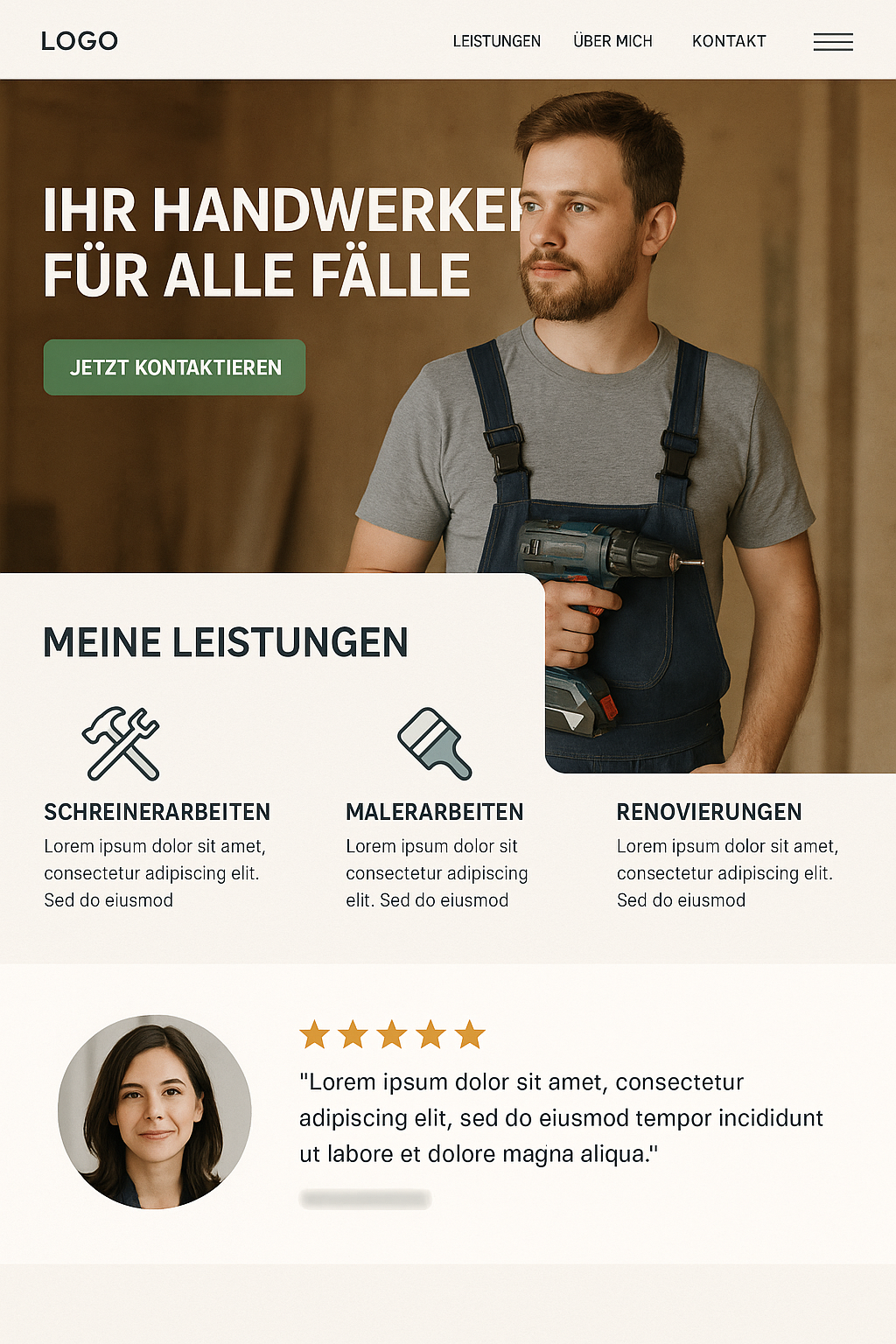 Handwerker-Website